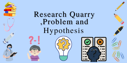 Research Quarry ,Problem and Problem Statement or Hypothesis