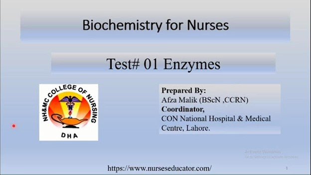 Enzymes , Co-Enzymes and MCQ YouTube link 