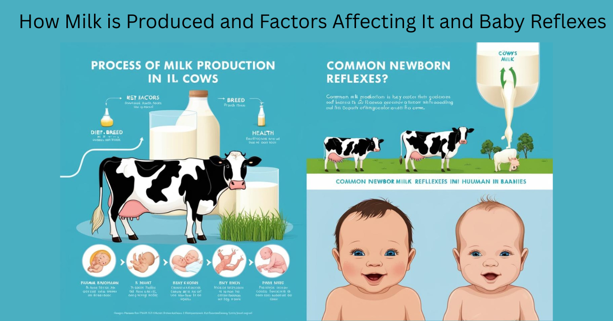 How Milk is Produced and Factors Affecting It and Baby Reflexes