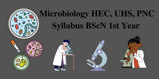 Microbiology HEC UHS PNC Syllabus BScN 1st Year