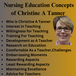 Nursing Education Concepts of Christine A Tanner