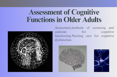 Cognitive Functions in Older Adults