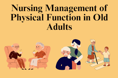 Nursing Management of Physical Function in Old