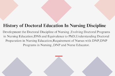 Doctoral Education In Nursing Discipline