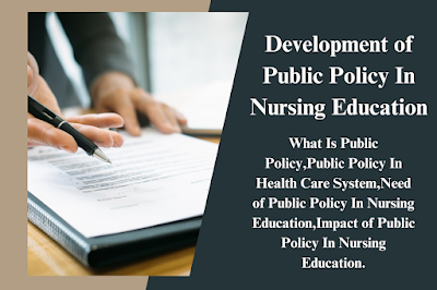 Public Policy In Nursing Education