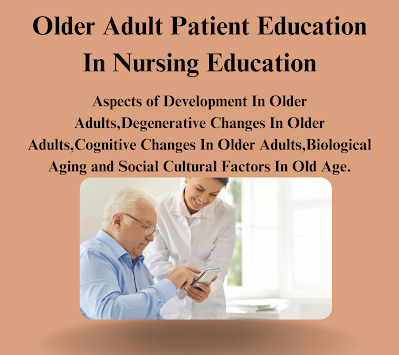 Older Adult Patient Education In Nursing