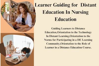 Guiding for Distant Education In Nursing Education