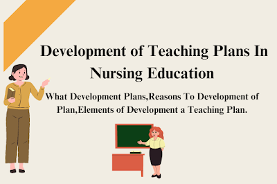 Teaching Plans In Nursing Education