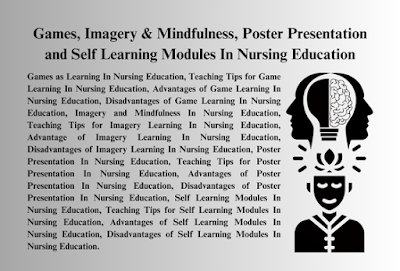 Games, Imagery & Mindfulness, Poster Presentation and Self Learning Modules In Nursing Education