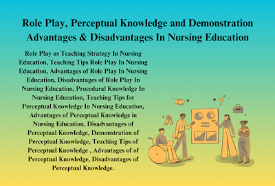 Role Play, Perceptual Knowledge and Demonstration Advantages & Disadvantages In Nursing Education