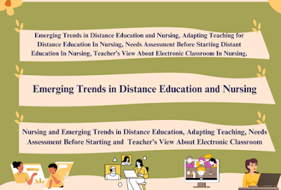 Emerging Trends in Distance Education, Adapting Teaching, Needs Assessment Before Starting and  Teacher’s View About Electronic Classroom In Nursing