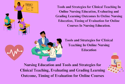 Tools and Strategies for Clinical Teaching, Evaluating and Grading Learning Outcome, Timing of Evaluation for Online Courses In Nursing Education