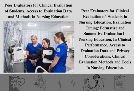 Peer Evaluators for Clinical Evaluation of Students, Access to Evaluation Data and Methods In Nursing Education