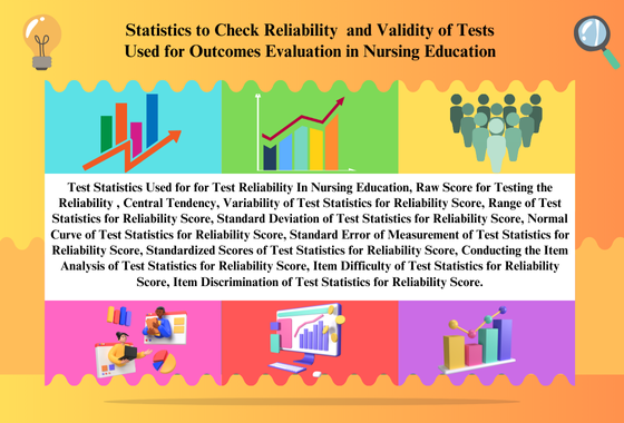 Statistics to Check Reliability  and Validity of Tests Used for Outcomes Evaluation in Nursing Education