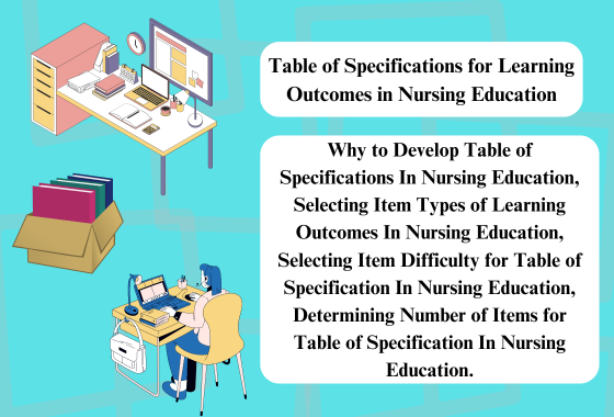 Table of Specifications for Learning Outcomes in Nursing Education