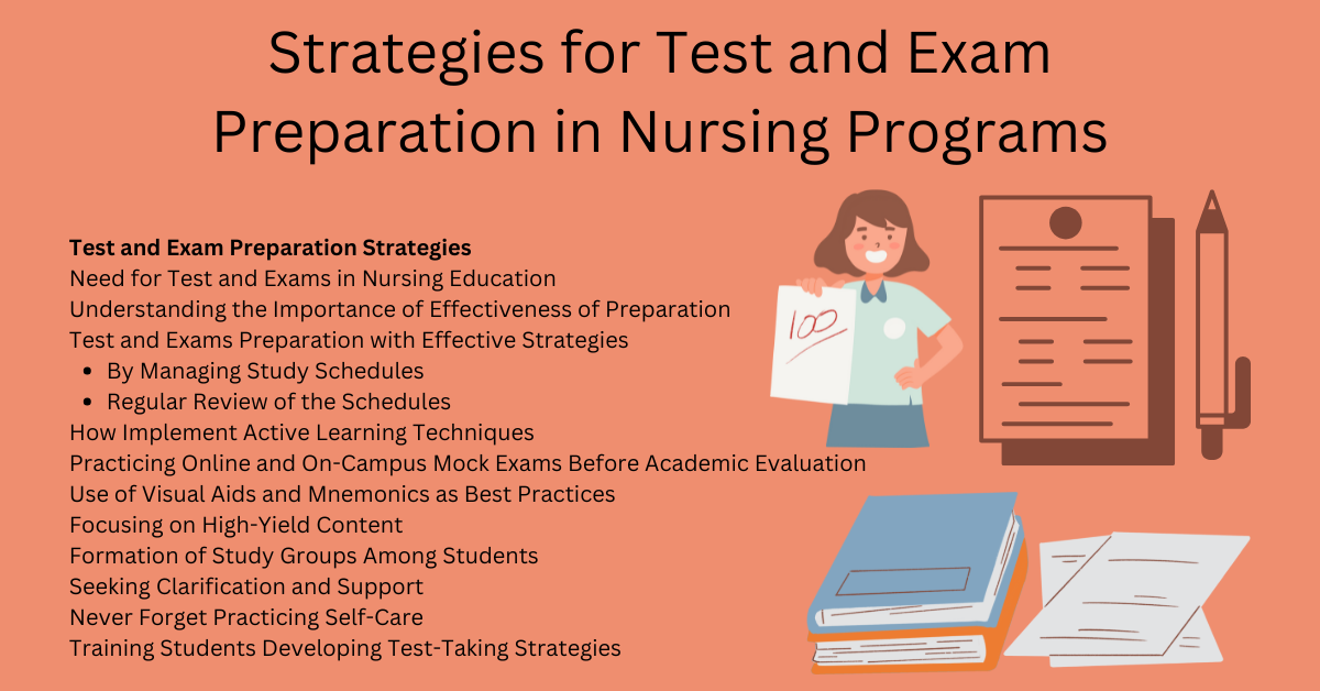 Strategies for Test and Exam Preparation in Nursing Programs