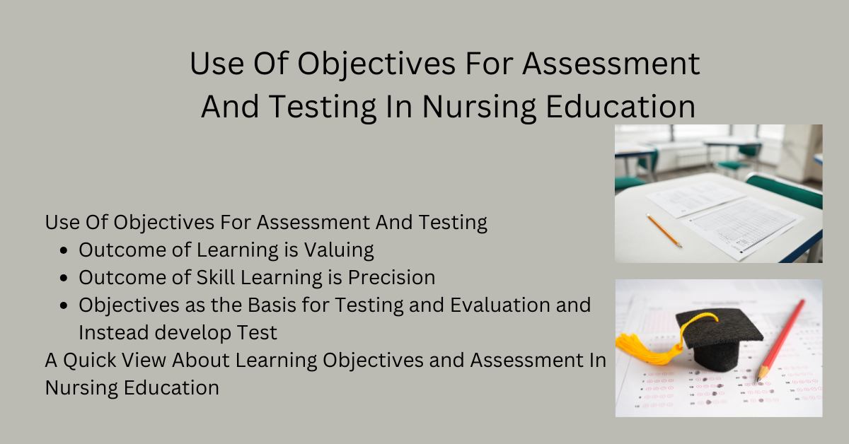 Use Of Objectives For Assessment And Testing In Nursing Education