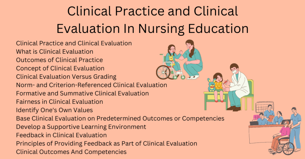 CLINICAL EVALUATION IN NURSING EDUCATION visual data 7