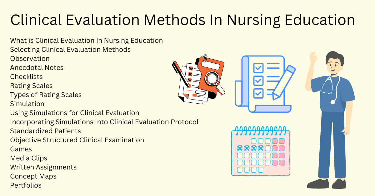 Clinical Evaluation Methods In Nursing Education