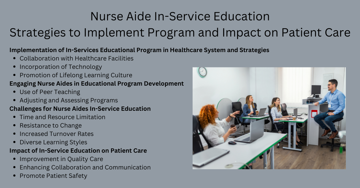 Nurse Aide In-Service Education: Strategies to Implement Program and Impact on Patient Care