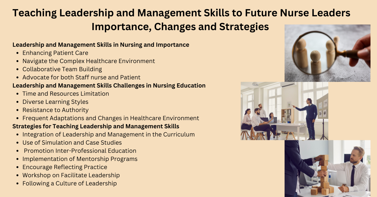 Teaching Leadership and Management Skills to Future Nurse Leaders: Importance, Changes and Strategies