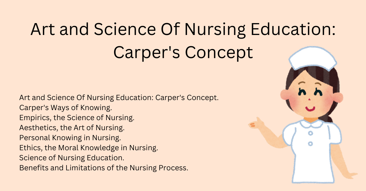 Art and Science Of Nursing Education: Carper's Concept