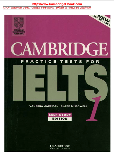 Cambridge PRACTICE TEST FOR IELTS 1