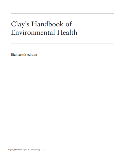 Clay’s Handbook of Environmental Health