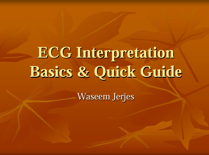 ECG Interpretation Basics & Quick Guide