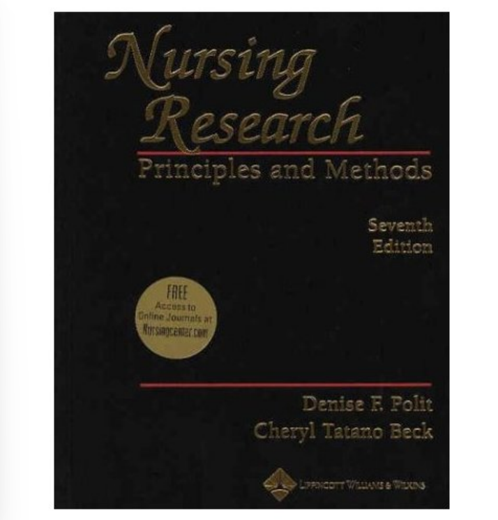 Nursing Research Principles and Methods