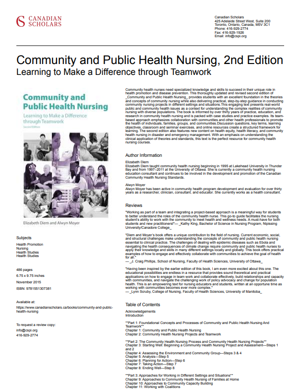 Community and Public Health Nursing, 2nd Edition
