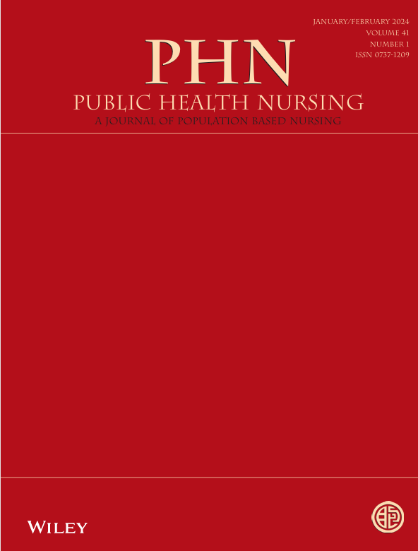 PHN Public Health Nursing A Journal of Population Based Nursing Number 1