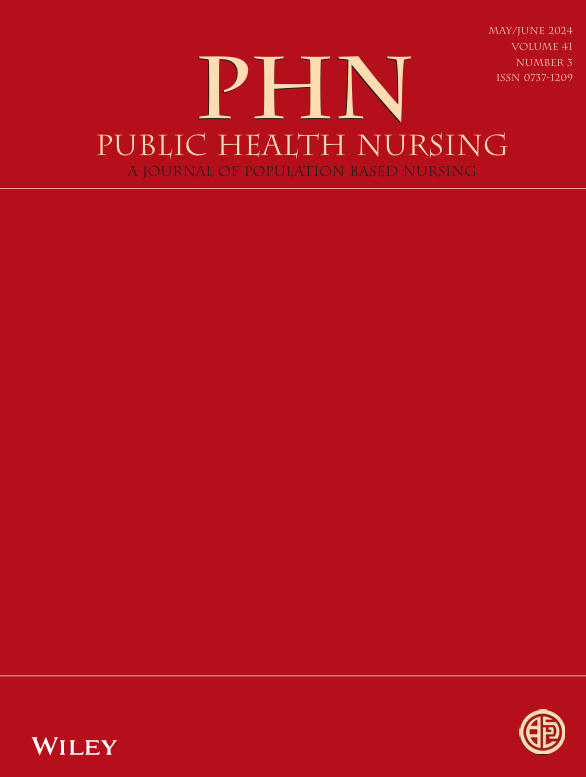 PHN Public Health Nursing A Journal of Population Based Nursing Number 3
