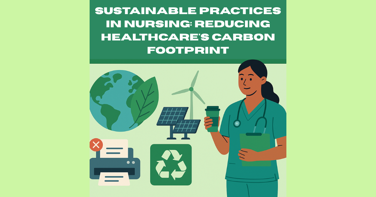 sustainable Practices in Nursing: Reducing Healthcare's Carbon Footprint
