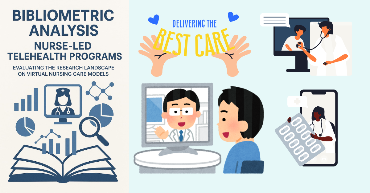 Nurse Led Telehealth Programs Evaluating the Research Landscape on Virtual Nursing Care Models Bibliometric Analysis 2015-2025