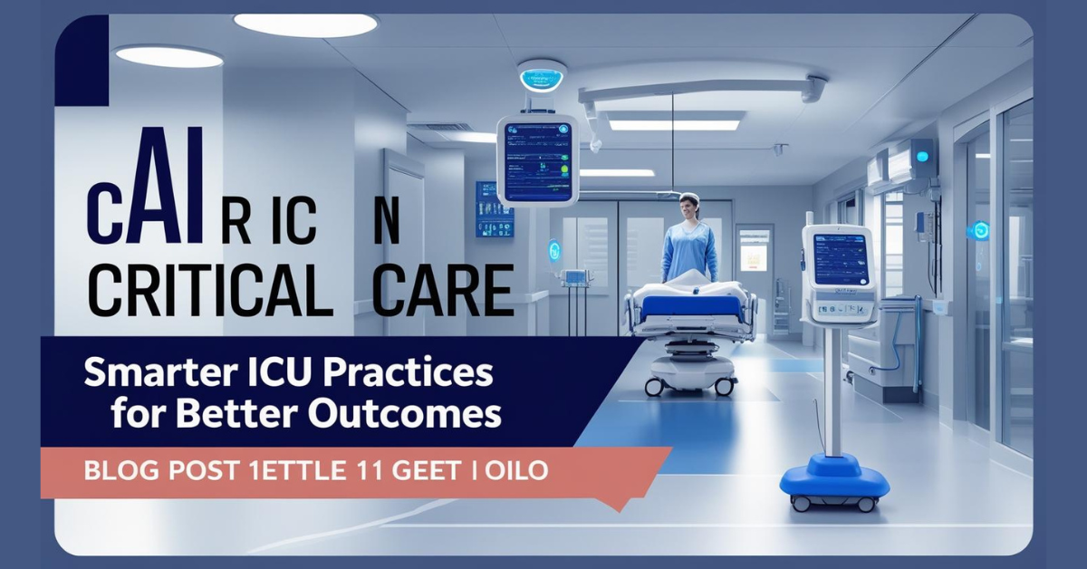 The Role of AI in Critical Care Nursing Smarter ICU Practices for Better Outcomes