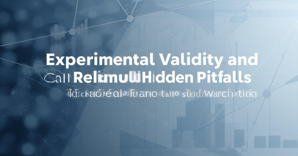 What is Experimental Validity and Reliability 9 Internal and 8 External Killers: Hidden Pitfalls That Can Ruin Your Research