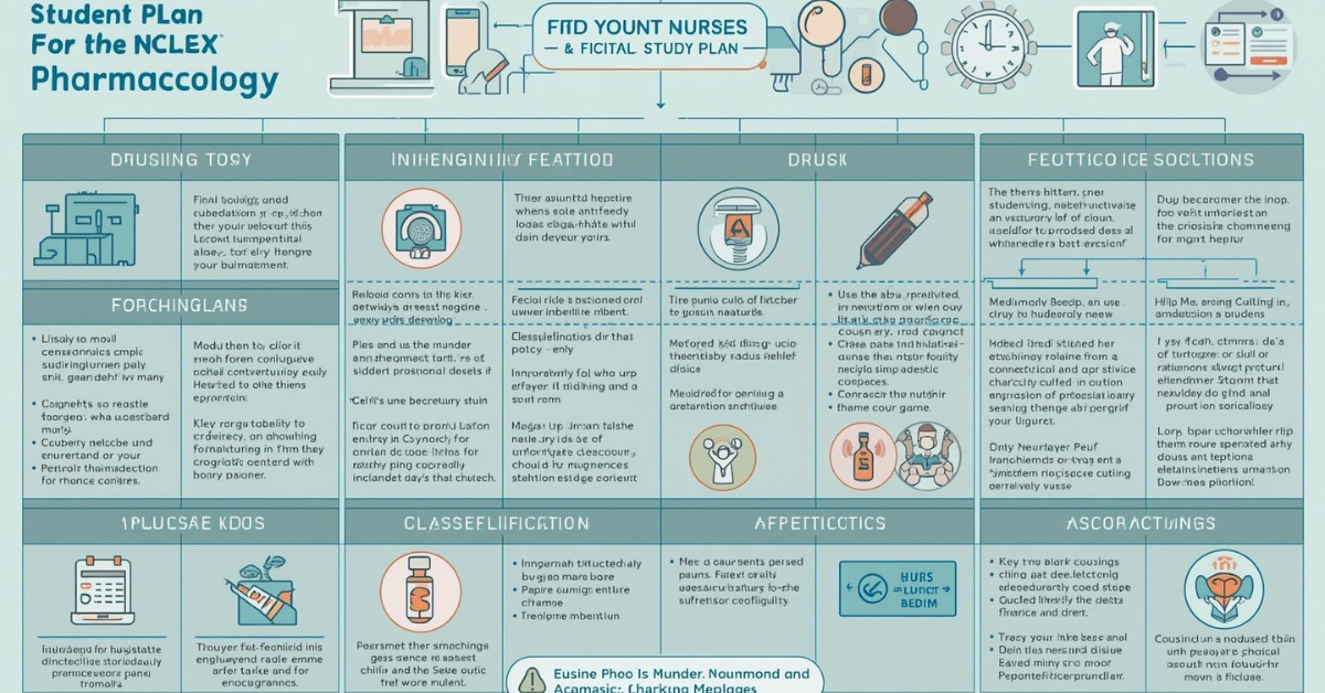 How NCLEX Pharmacology Study Plan for Student Nurses