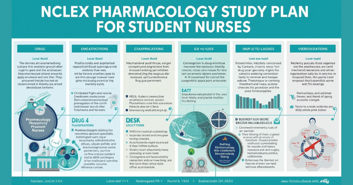 How NCLEX Pharmacology Study Plan for Student Nurses