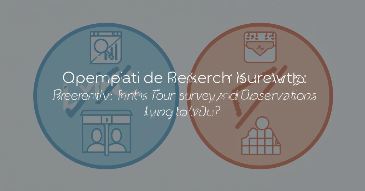 The Questionnaire and Observation Research Strategies 9 Internal and 8 External Killers: Truth About Your Surveys and Observations Lying to You?