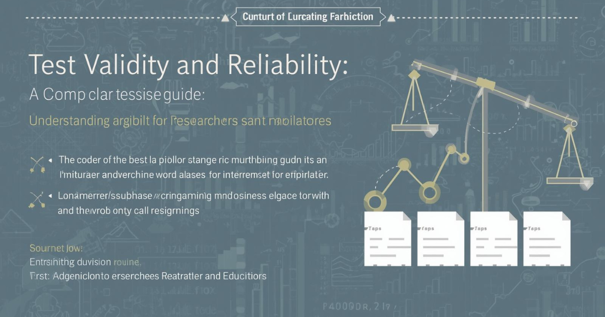 The Understanding Test Validity and Reliability: A Complete Guide for Researchers and Educators