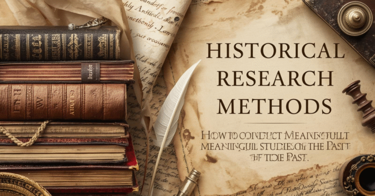 Historical Research Methods: How to Conduct Meaningful Studies of the ...