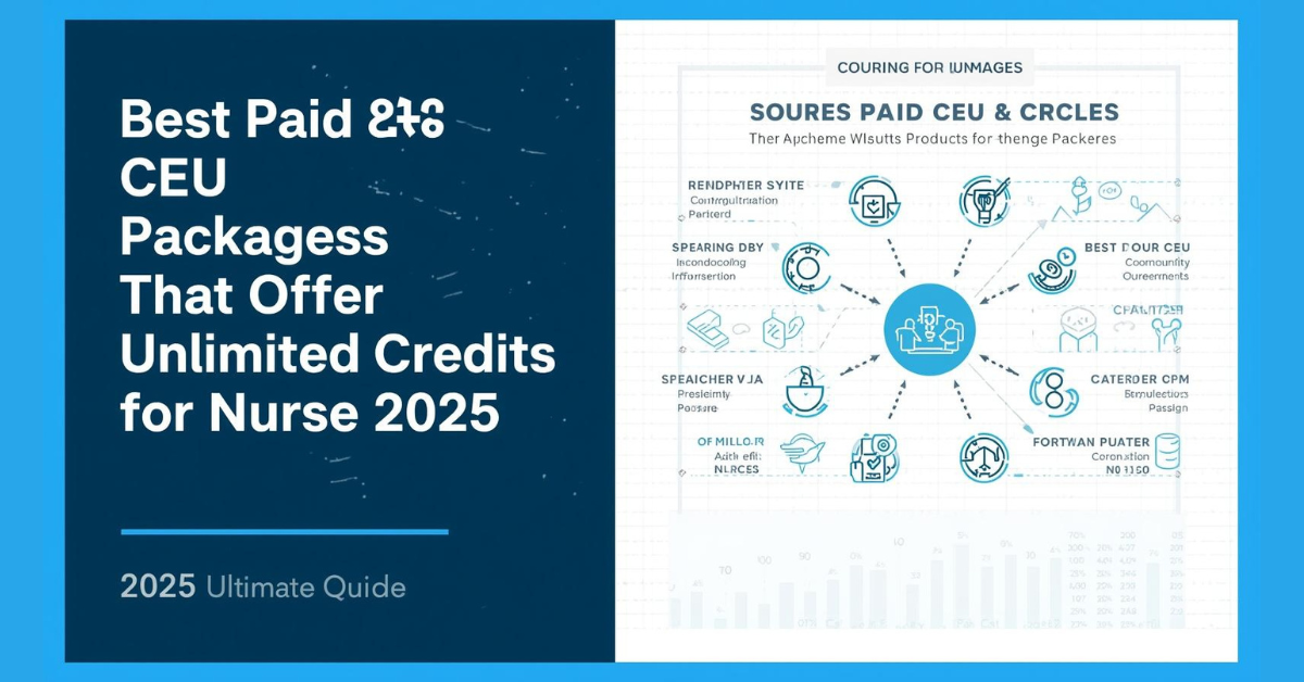The Best Paid CEU Packages That Offer Unlimited Credits for Nurses (2025 Ultimate Guide)