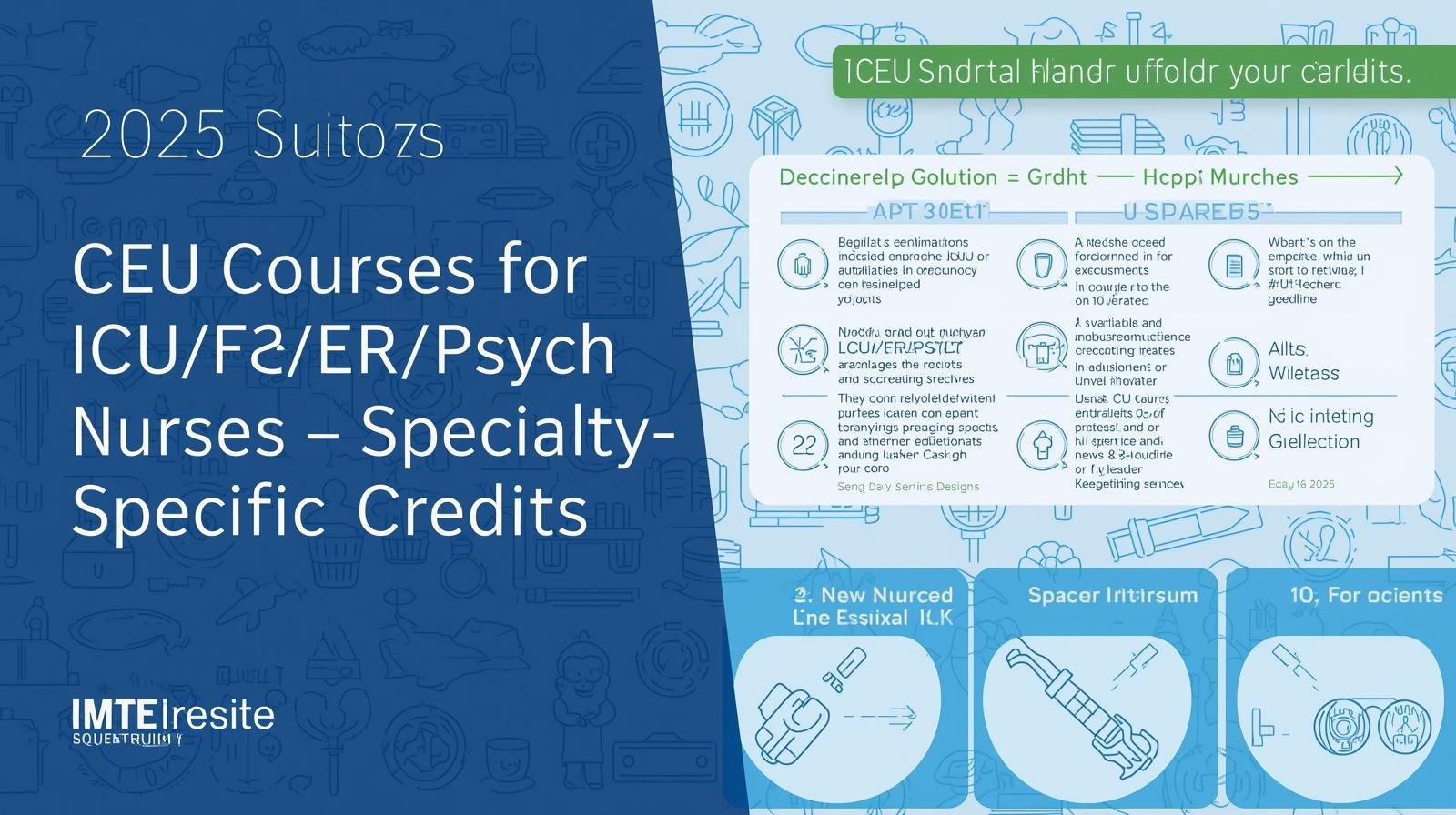 CEU Courses for ICU/ER/Psych Nurses — Specialty-Specific Credits (2025 ...