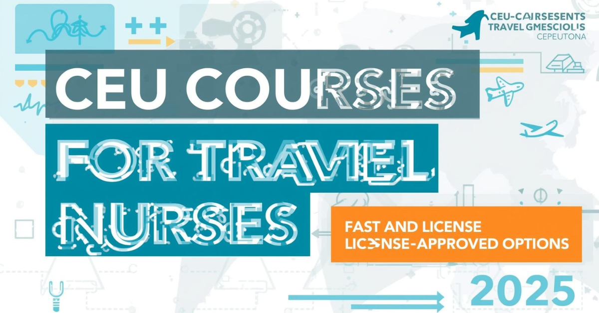 CEU Courses for Travel Nurses Fast and License-Approved Options (2025 ...