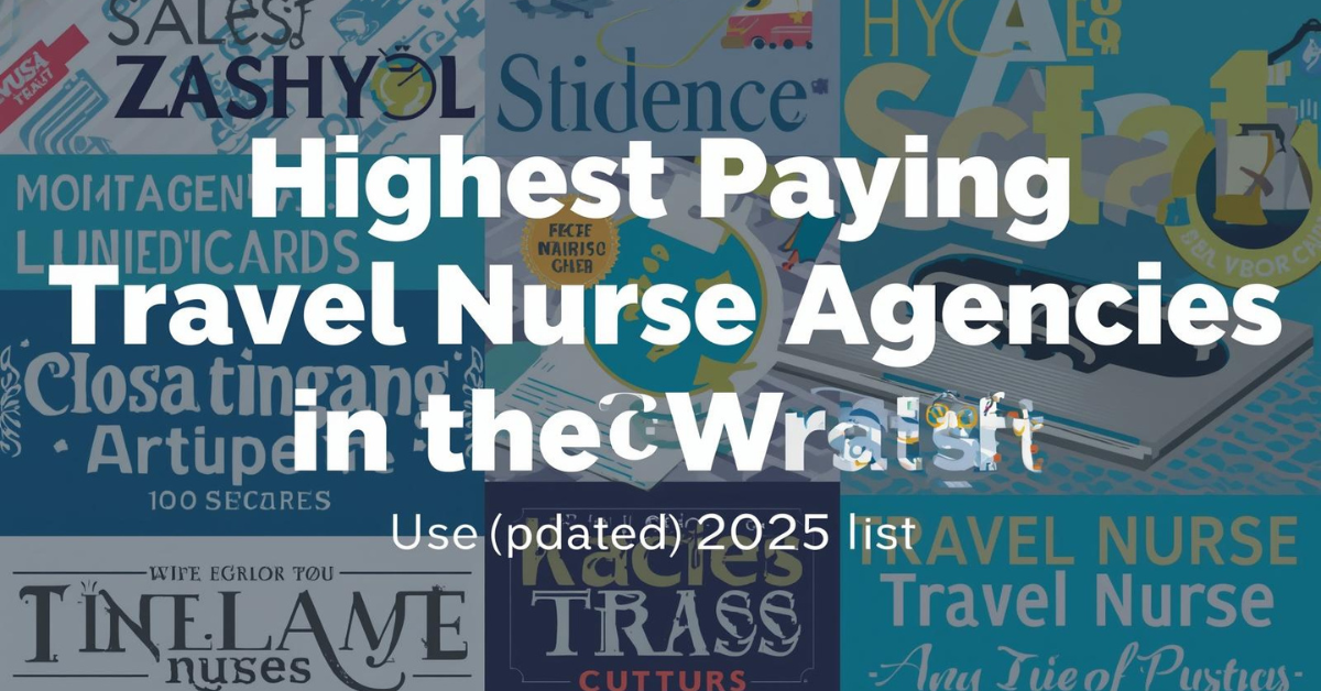 The Highest Paying Travel Nurse Agencies in the USA Updated 2025 List