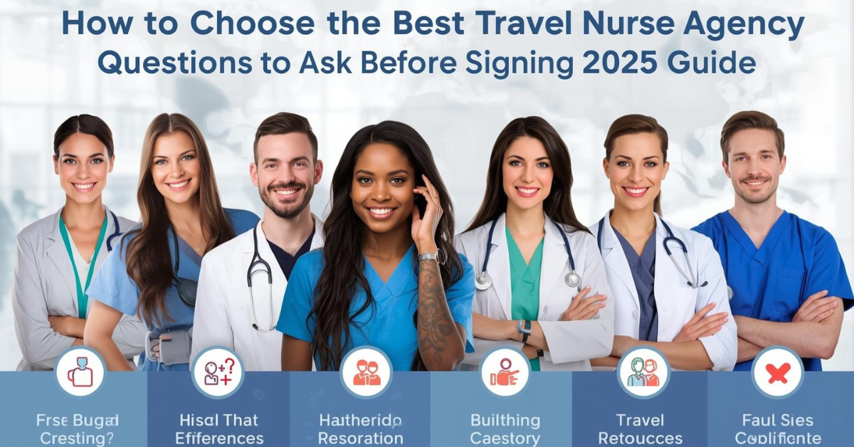 The way to Choose the Best Travel Nurse Agency: Questions to Ask Before Signing (2025 Guide).