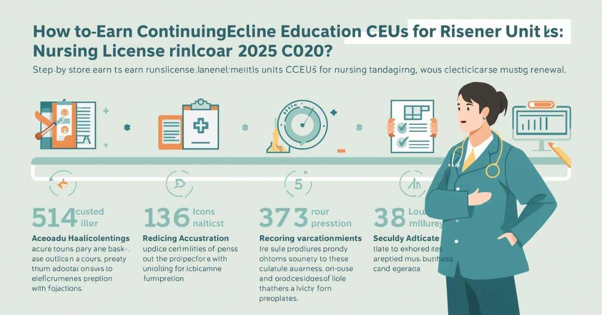 How to Earn CEUs for Nursing License Renewal Step-by-Step Guide (2025).