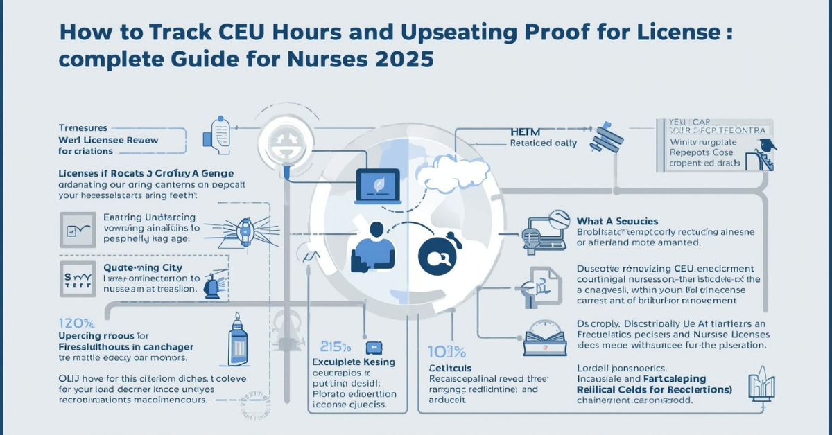 The Complete Guide for Nurses (2025) How to Track CEU Hours and Upload Proof for License Renewal.