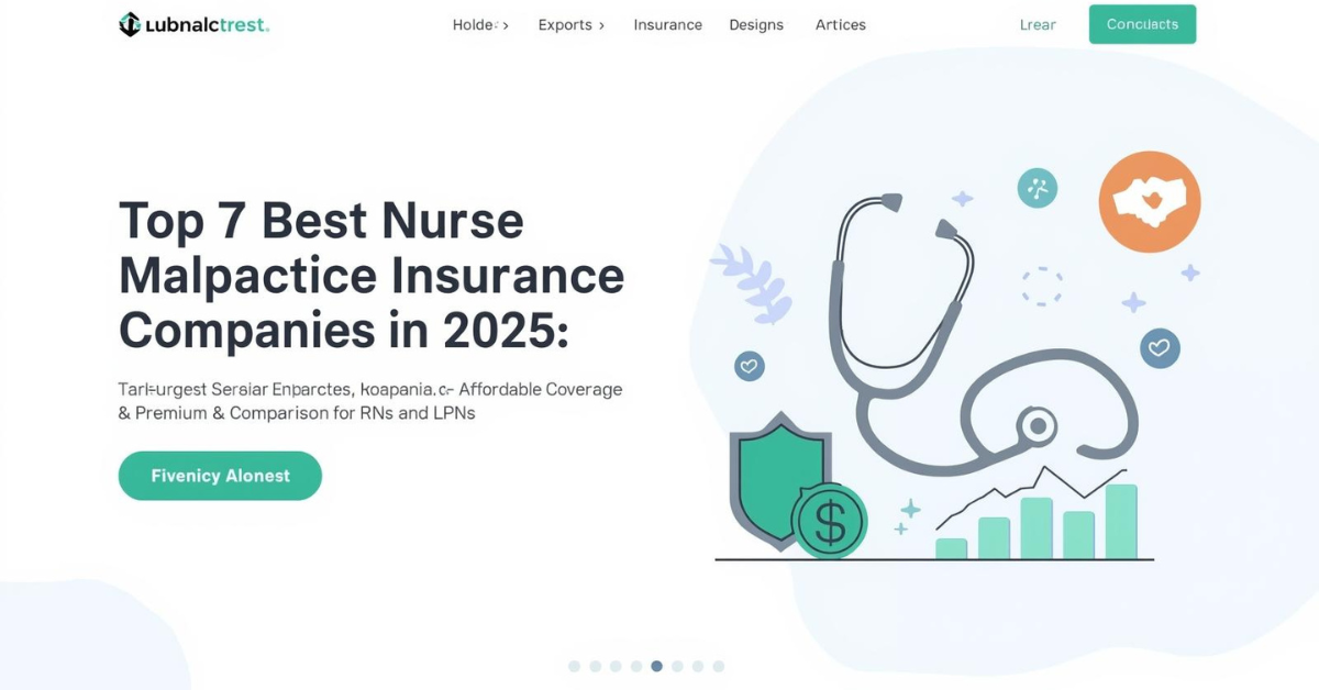 The Top 7 Best Nurse Malpractice Insurance Companies in 2025 Affordable Coverage & Premium Comparison for RNs and LPNs